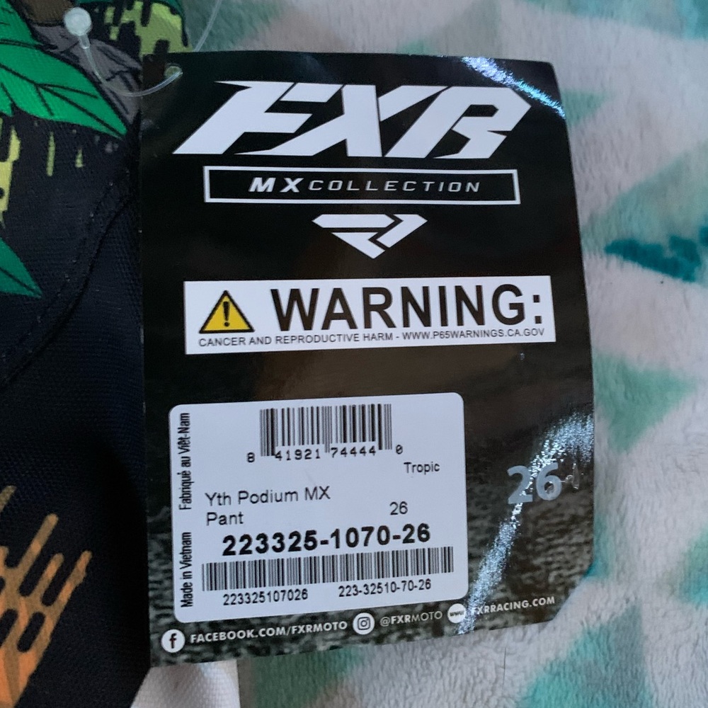 FXR Youth Riding Pants - Picture 7 of 7